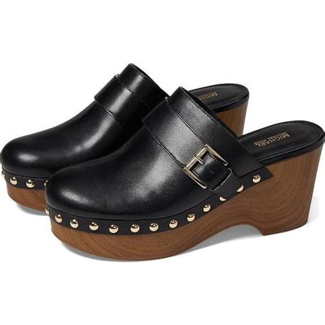 michael kors platform clogs|black studded clogs.